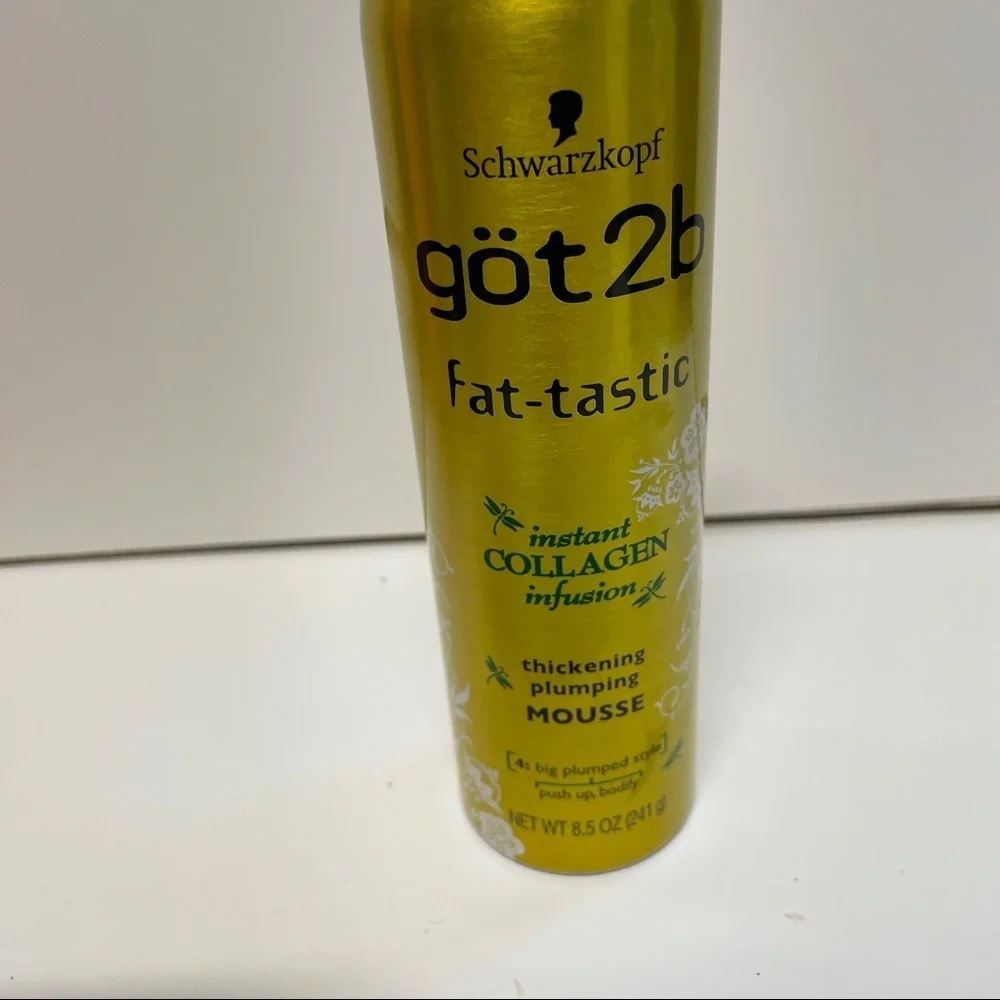 Got2b Schwarzkopf Fat-tastic Thickening Plumping Hair Mousse - 8.5OZ HTF